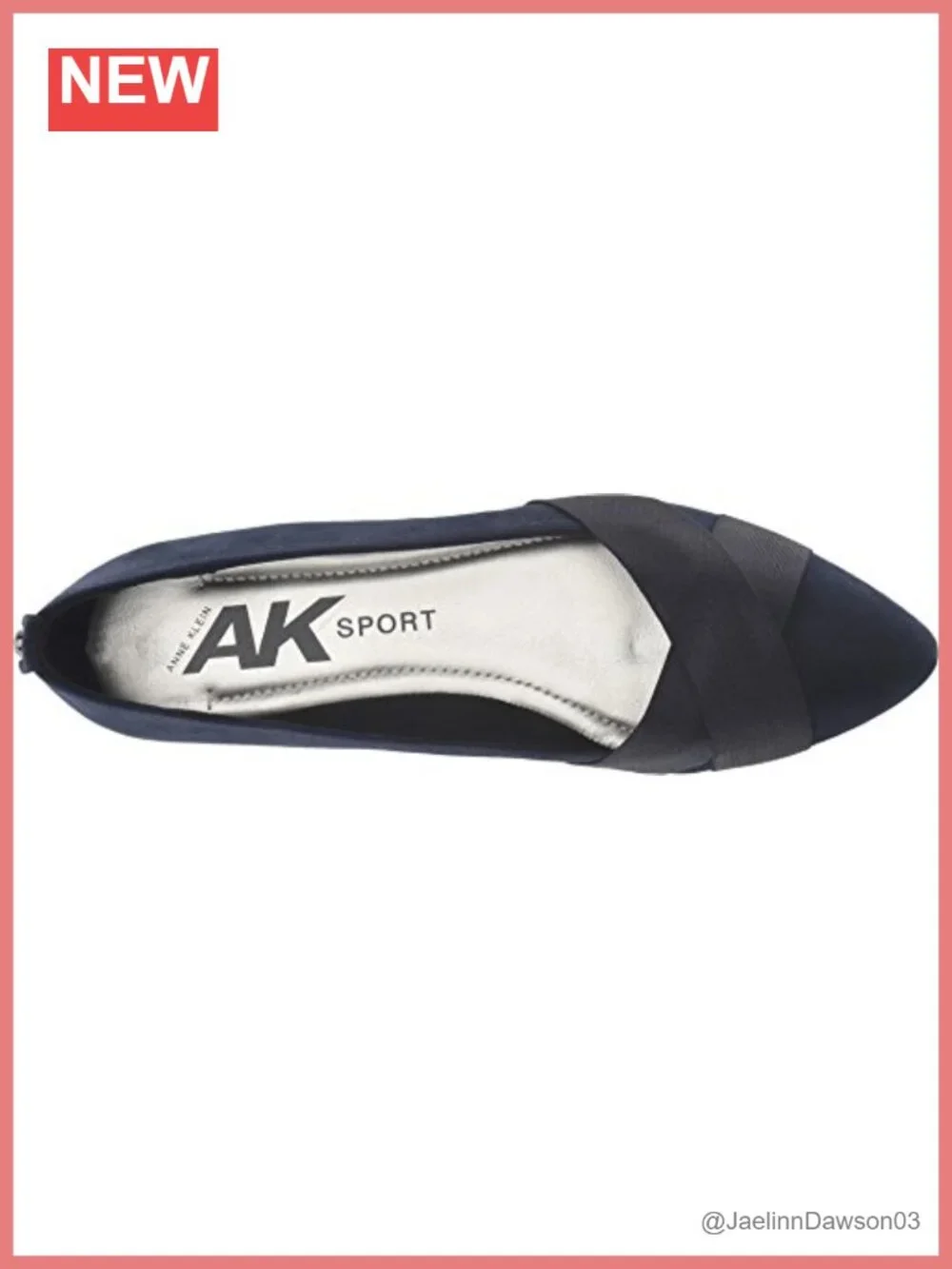 Anne Klein Women's Oalise Ballet Flats with Memory Foam and Rubber Sole